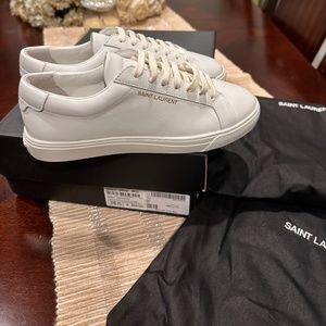 Saint Laurent Andy Sneakers in Leather